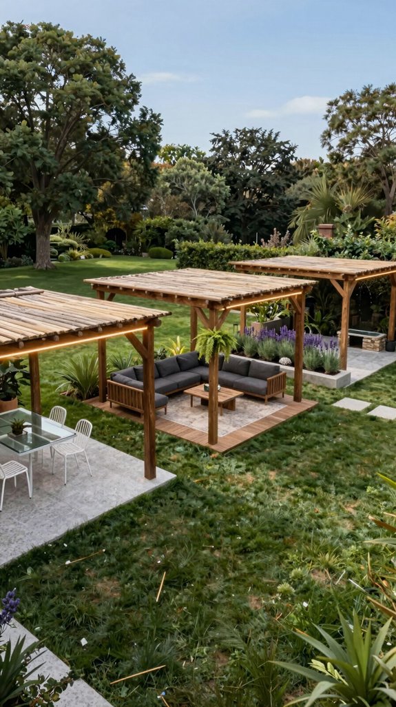 shade defined functional zones