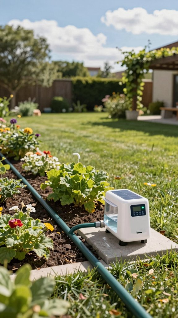 simple drip irrigation setup