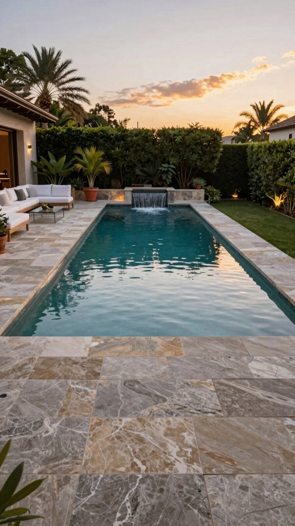 slip resistant stone decking