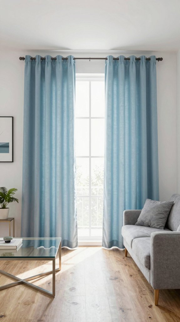 smart blue curtain control