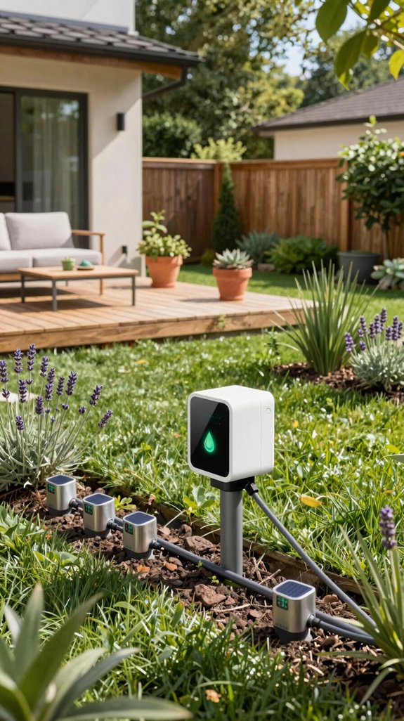 19 House Backyard Ideas for a Beautiful Outdoor Living Space 14 smart irrigation water saving system