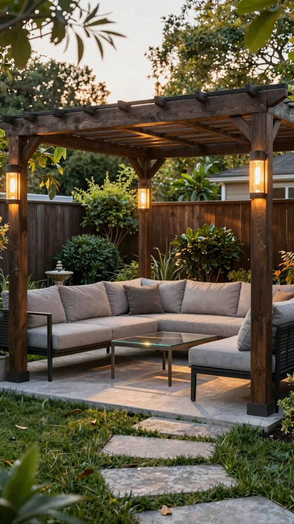 smart pergola heating system