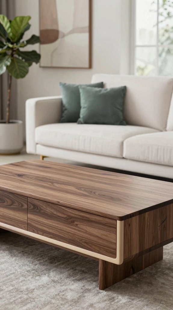 Walnut Furniture Color Combinations That Feel Elegant and Balanced 7 soft beige accentuates walnut