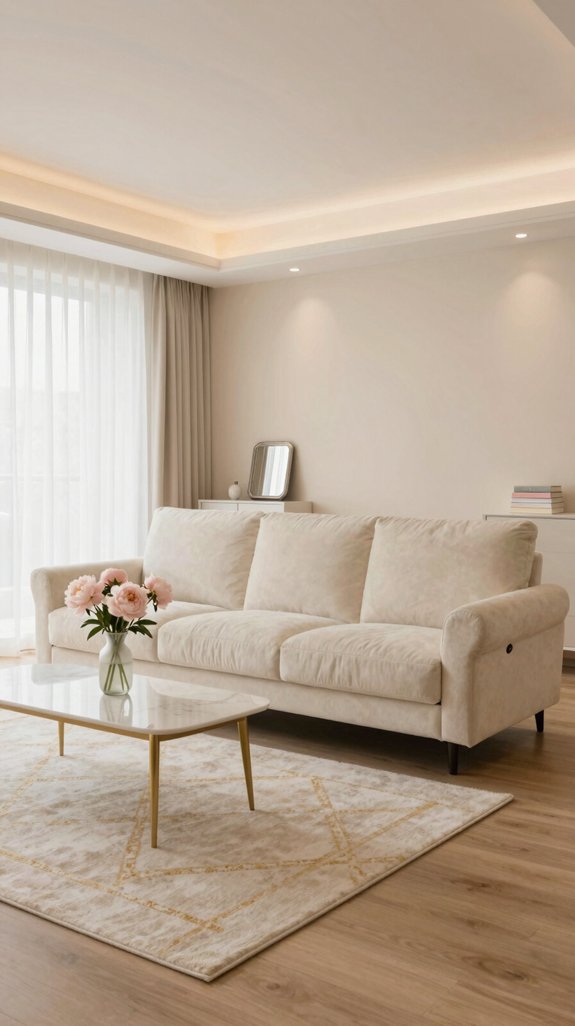 soft elegant cream interiors