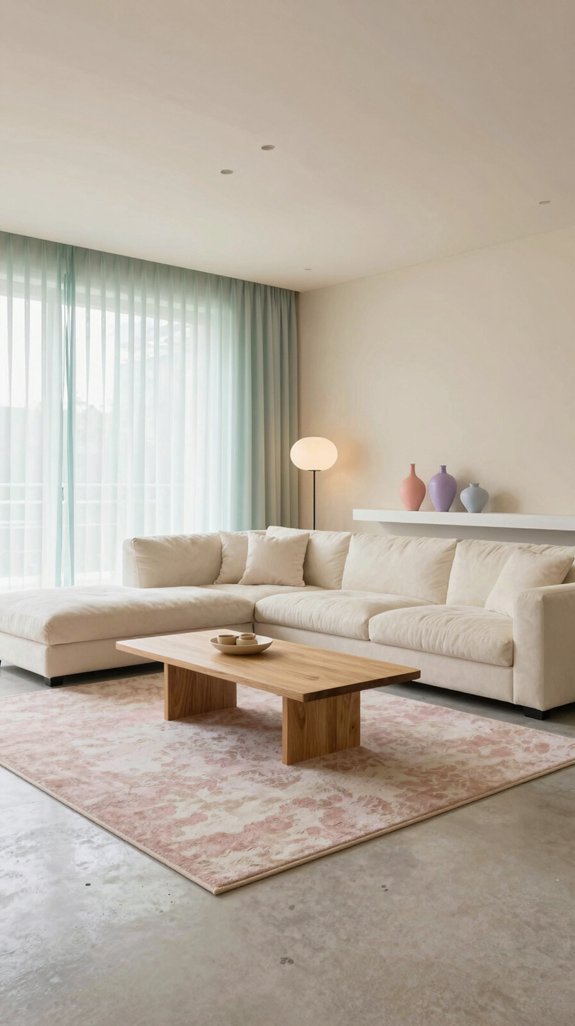 soft pastel neutrals