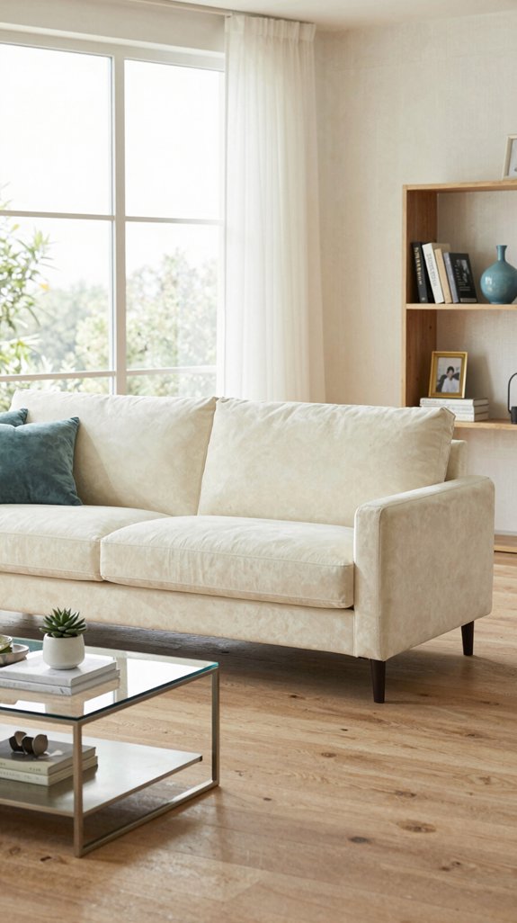 Cream Sofa Color Combinations That Elevate Neutral Spaces 3 soft warm ivory