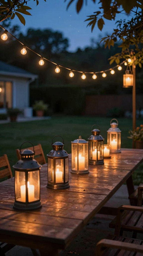 solar lanterns citronella candles