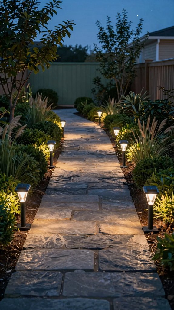 solar pathway lighting system