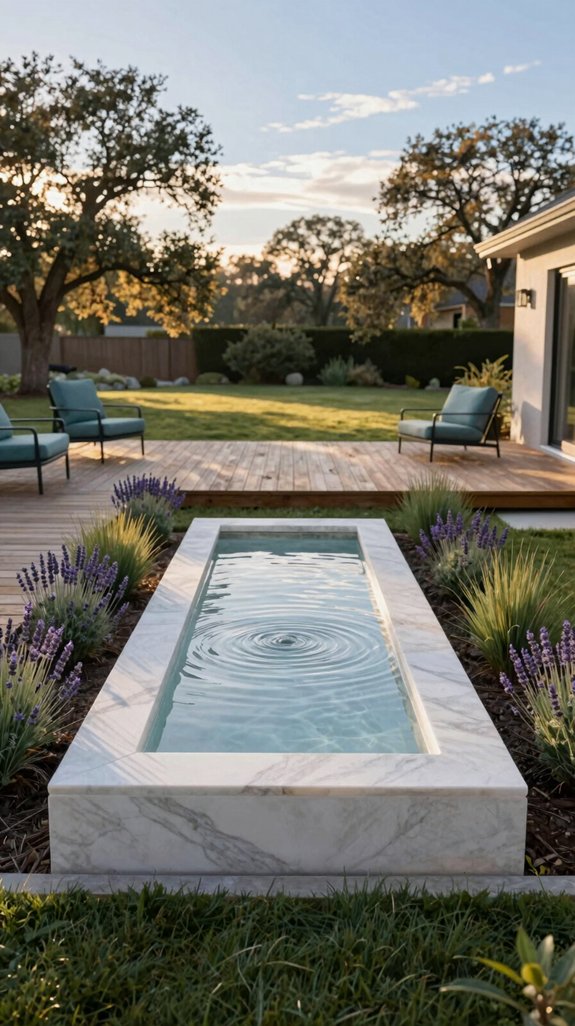 solar powered minimalist fountain