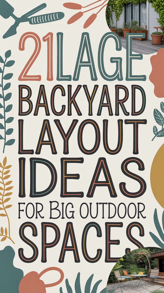 spacious outdoor backyard designs