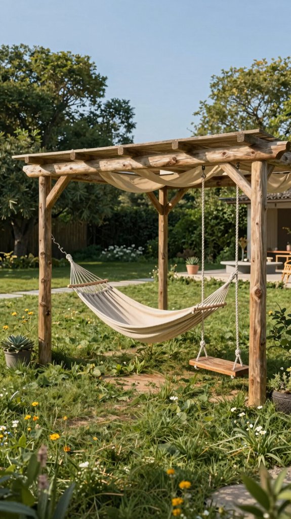 steel anchored hammock retreat