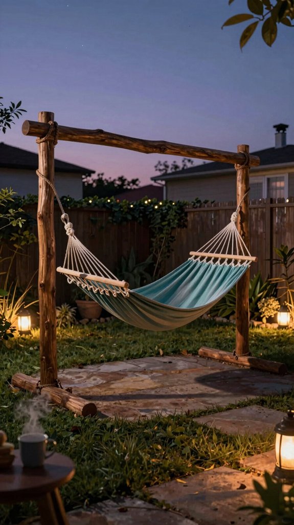 sturdy outdoor hammock stand