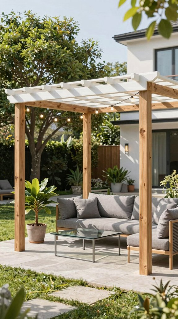 stylish backyard pergola designs