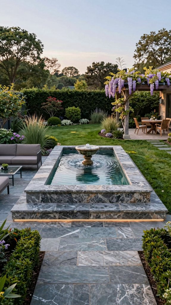 sustainable illuminated water centerpiece