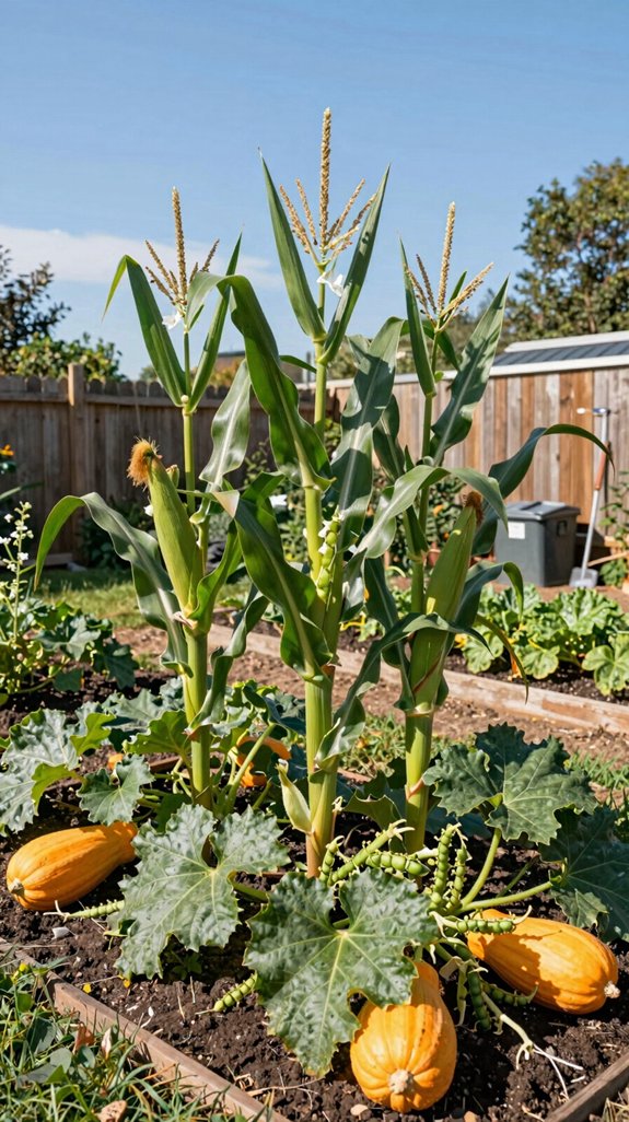 three sisters companion planting