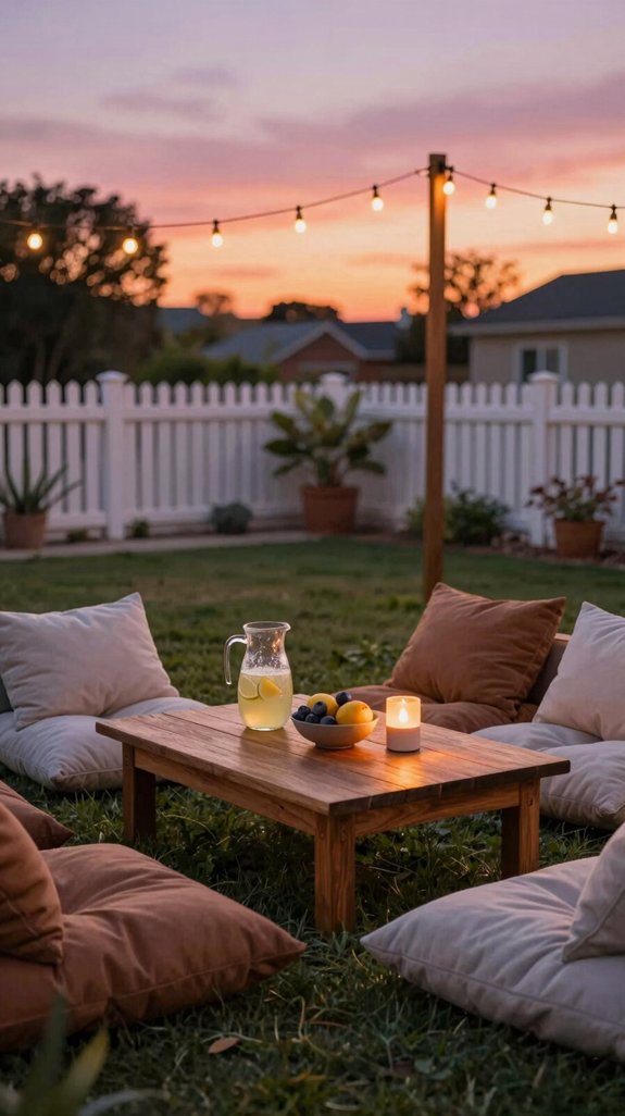 twilight lounge with plush pillows