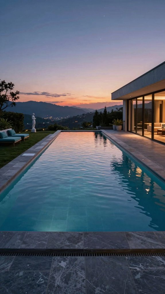 vanishing horizon pool design
