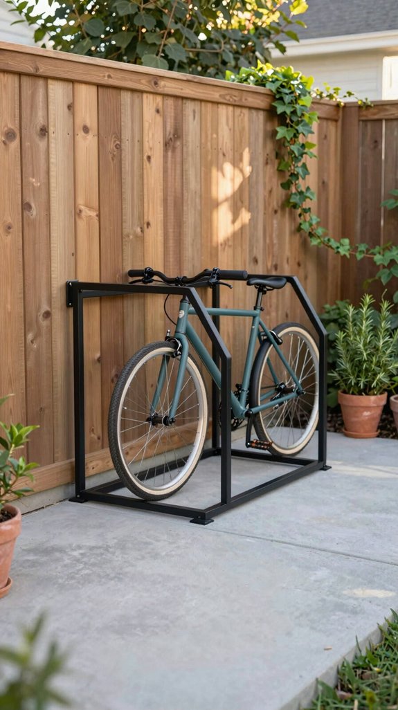 vertical bike storage solution