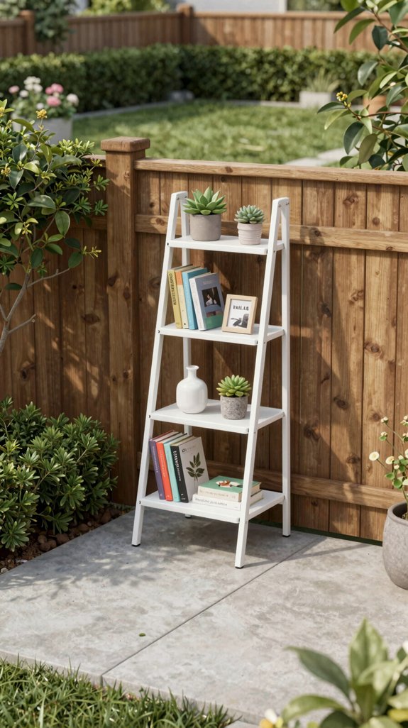 vertical ladder storage solution