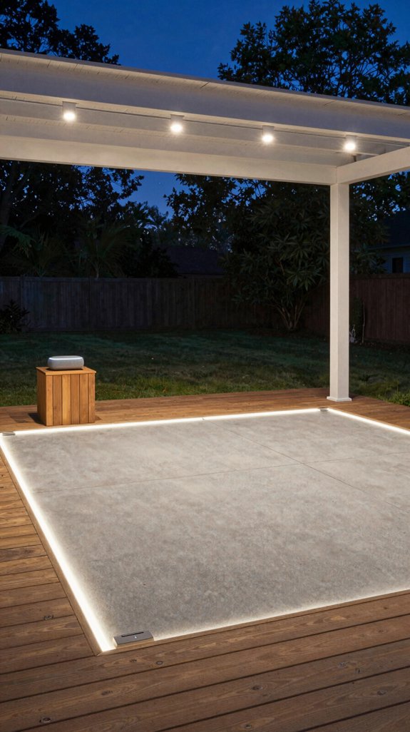 21 Backyard Patio Design Layout Ideas for Functional Spaces 20 voice controlled patio lighting voice controlled patio lighting