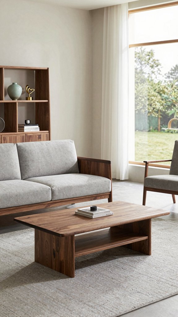 Walnut Furniture Color Combinations That Feel Elegant and Balanced 20 walnut centric elegant balance