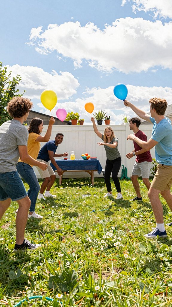 water balloon dodgeball showdown