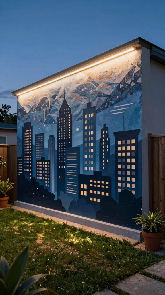 waterproof led mural lighting