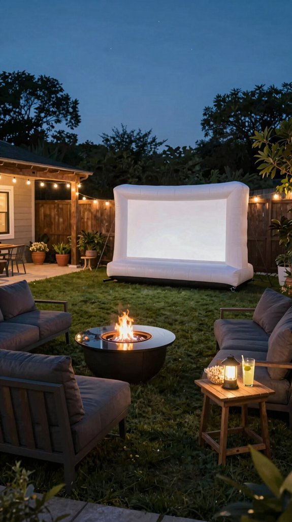 weather proof cinema setup