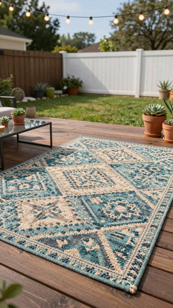 weather resistant outdoor rug