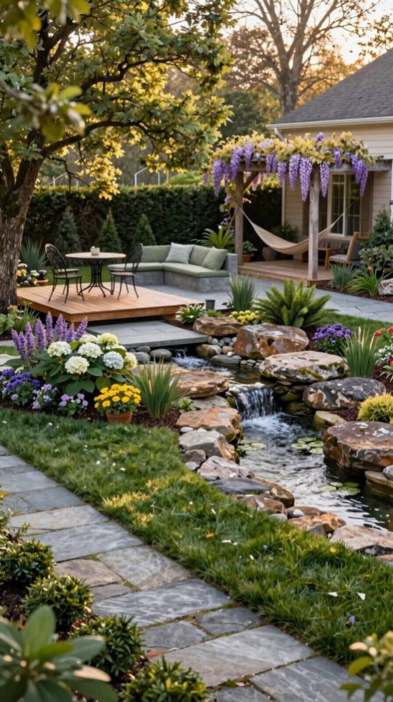 wooded backyard landscaping ideas ed backyard landscaping ideas