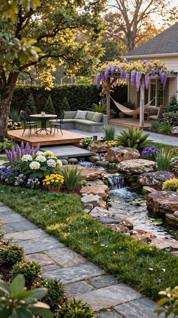 wooded backyard landscaping ideas ed backyard landscaping ideas