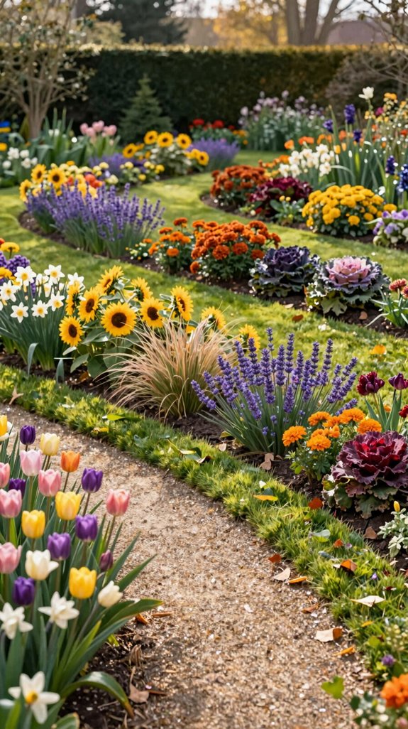 year round blooming garden