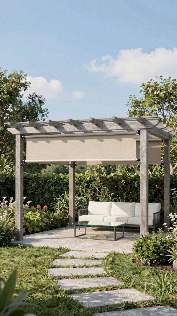 year round motorized pergola
