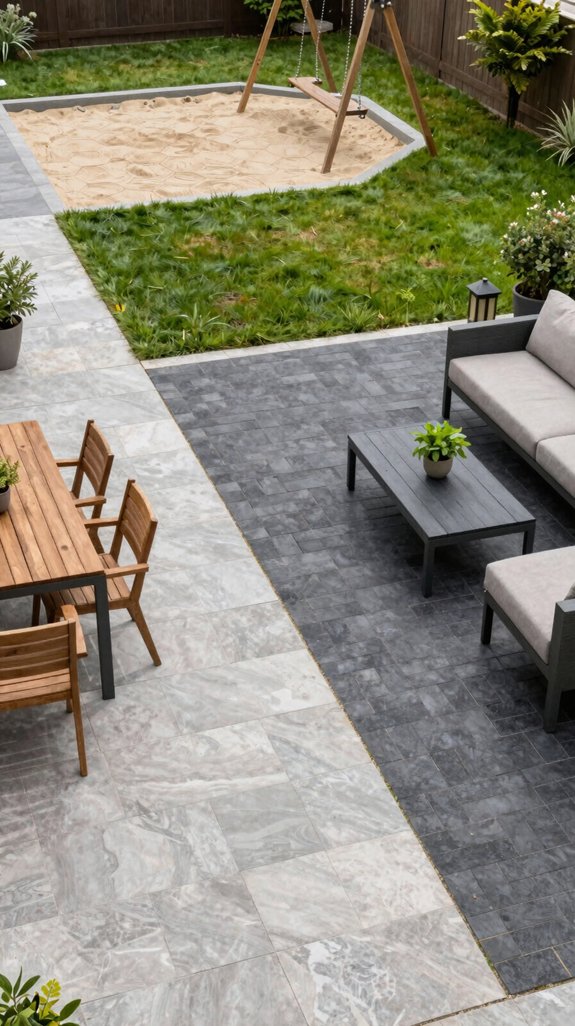 zoned paver layout guide