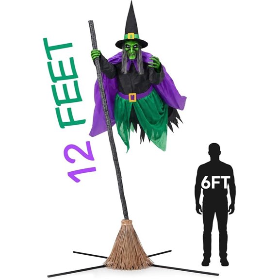 animated outdoor witch