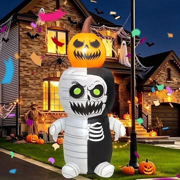 five foot pumpkin zombie