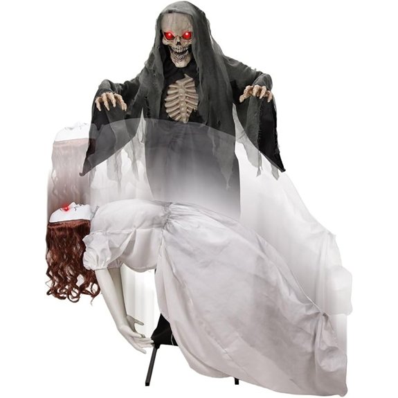 floating lady reaper animatronic