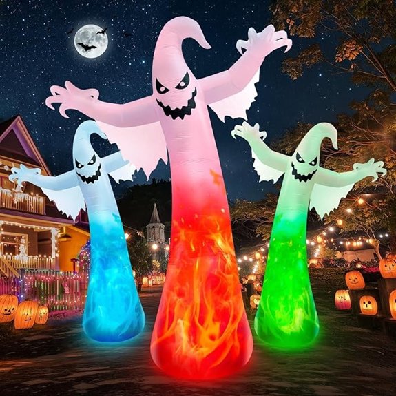 giant ghost inflatable light
