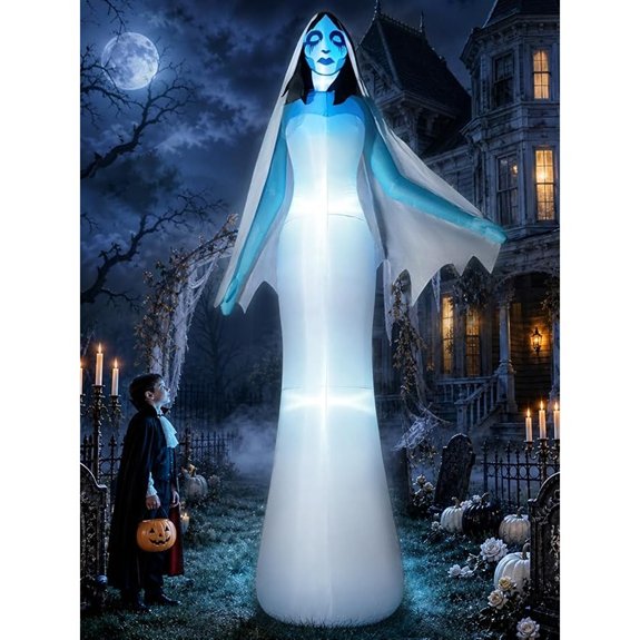 giant halloween ghost bride