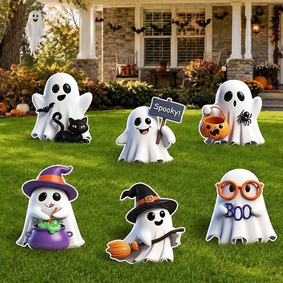 halloween bunny yard signs
