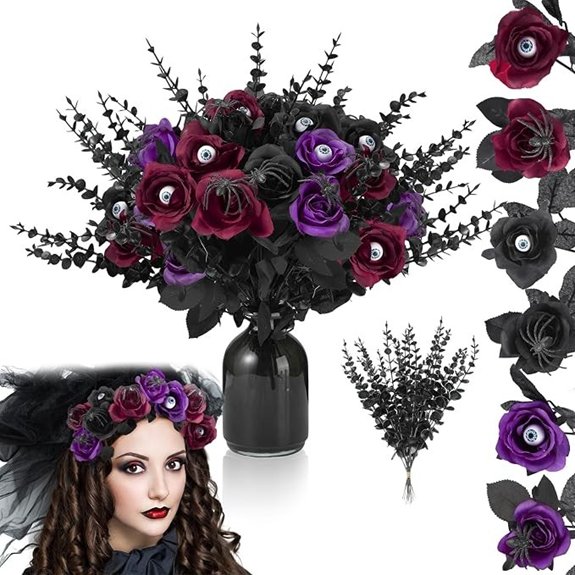halloween creepy flower set