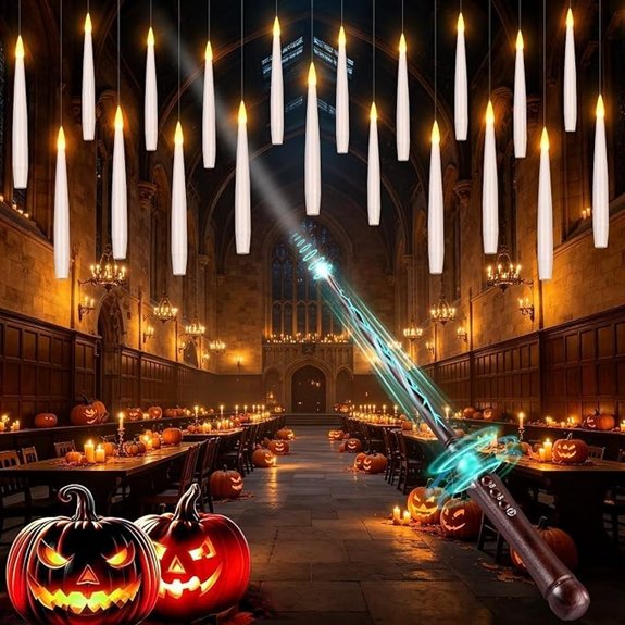 20 Best Halloween Indoor Decorations That'll Spook Even the Scariest Ghosts 14 halloween floating candle set