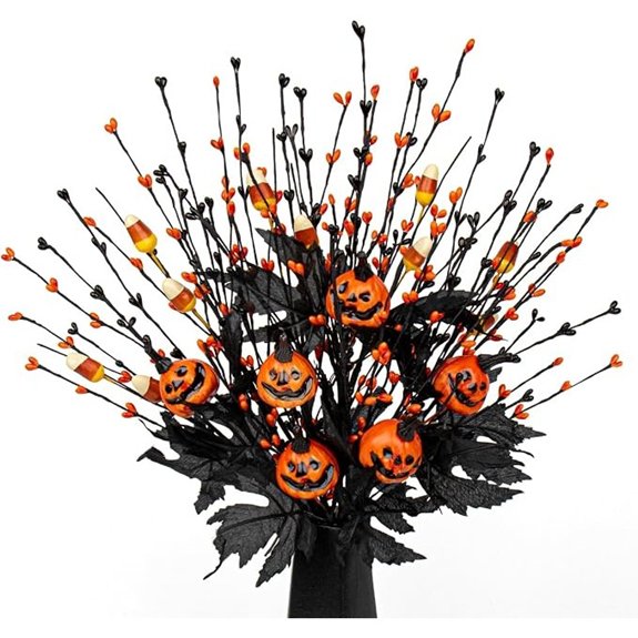 halloween floral picks
