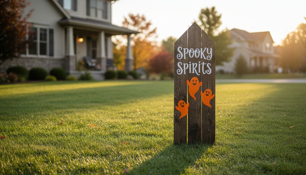 halloween yard sign ideas