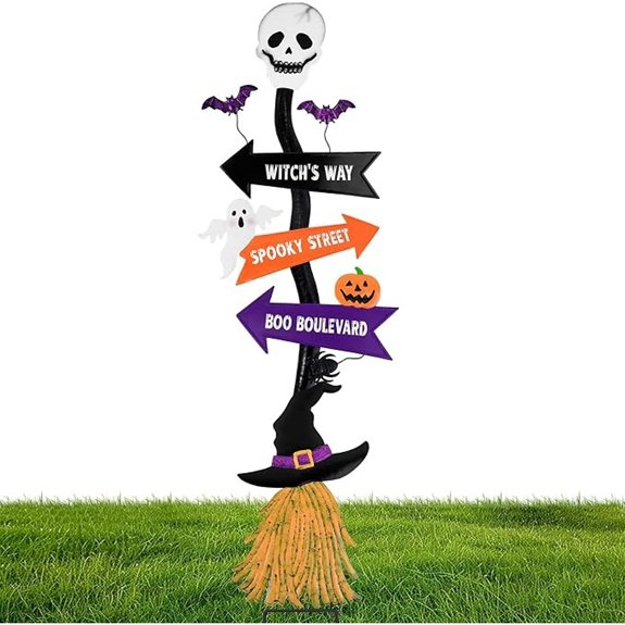 halloween yard sign stakes