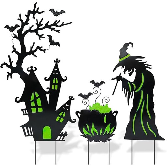 halloween yard stake decorations