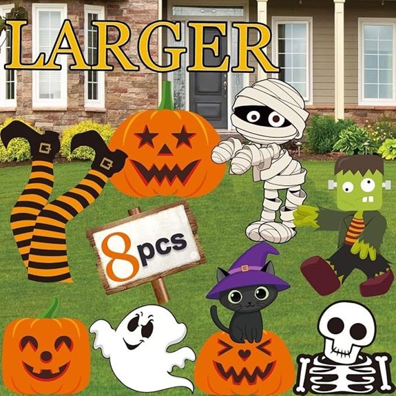 halloween yard stake decorations