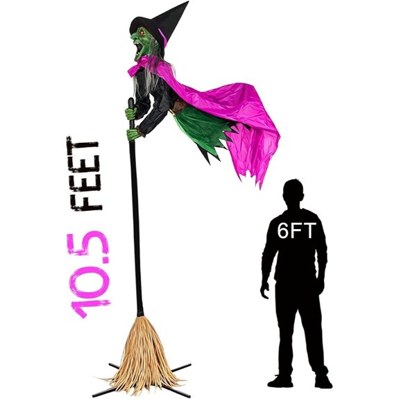 hovering witch with sound