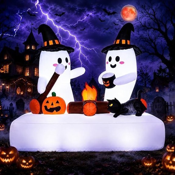 inflatable ghost halloween decor