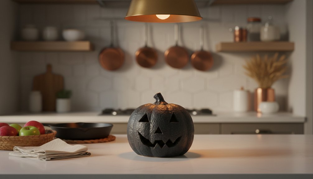 spooky halloween kitchen decor